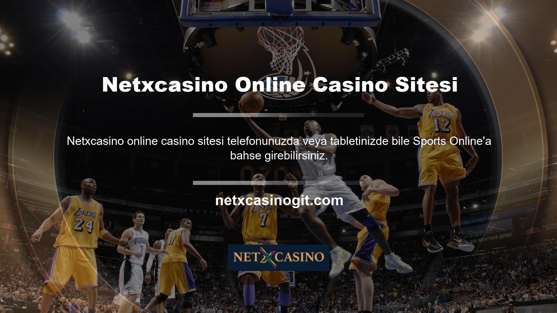Netxcasino online casino oyunlarını web sitelerinde oynayabilirsiniz